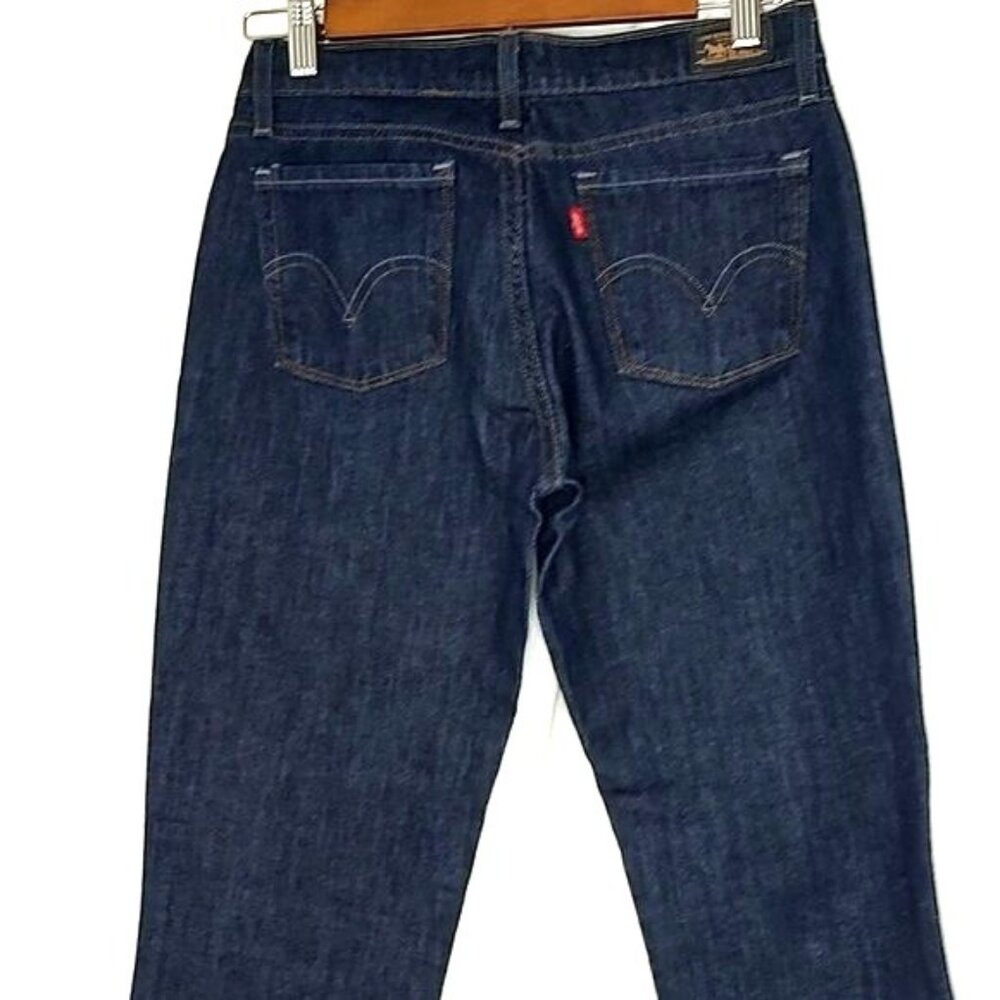 Levis 544 Boot Cut Jeans Mid-Rise Dark Wash Ultimate Lift 4 Y2K - Picture 7 of 9